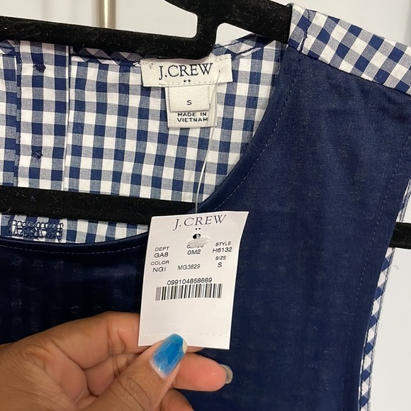 J. Crew Blue Tank Top Size S - Picture 4 of 7